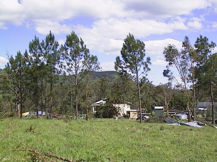 Damage caused by the November 8 Ceder Pocket Tornado