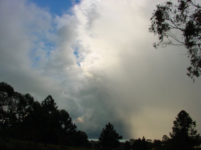 20/06/01 @ 16:20  -  Northern end, sunlit rain/hail curtain